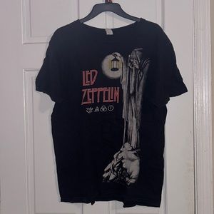 Led Zeppelin Large Black Graphic T-Shirt